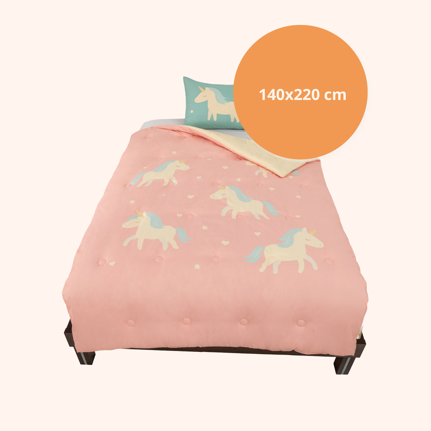 Snork Magical Meadow - Het hoesloos dekbed zonder overtrek voor de kids |vaste hoes |wasbaar