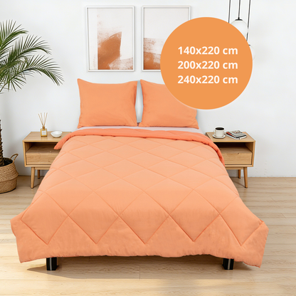 Sommarvino - Nordic Clay - Het hoesloos dekbed zonder overtrek |vaste hoes |wasbaar