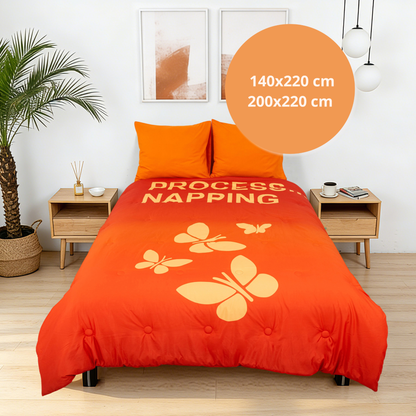 Take-it-Lazy - The Optimist - Het hoesloos dekbed zonder overtrek |vaste hoes |wasbaar