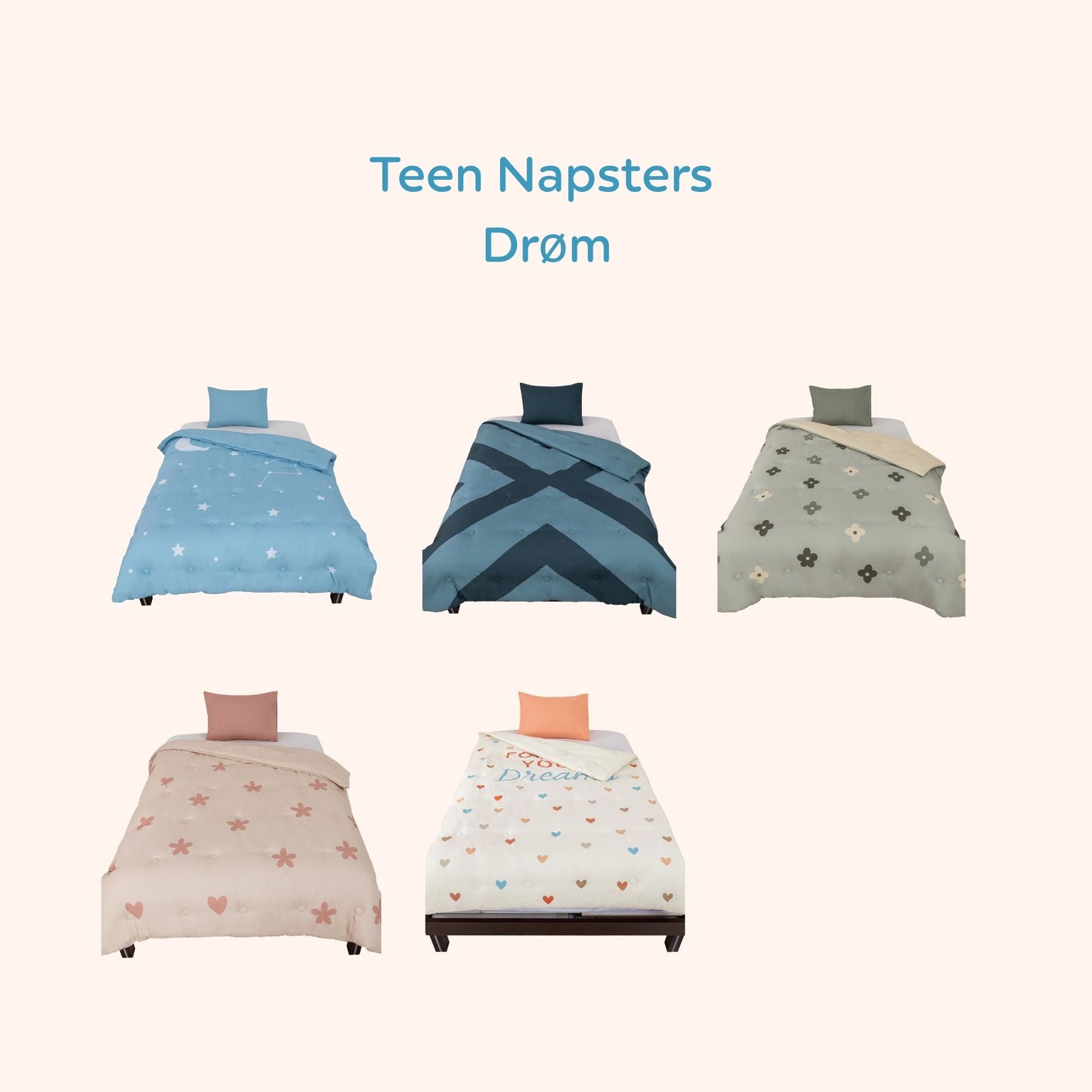 Drøm Rose Dawn - Hoesloos dekbed