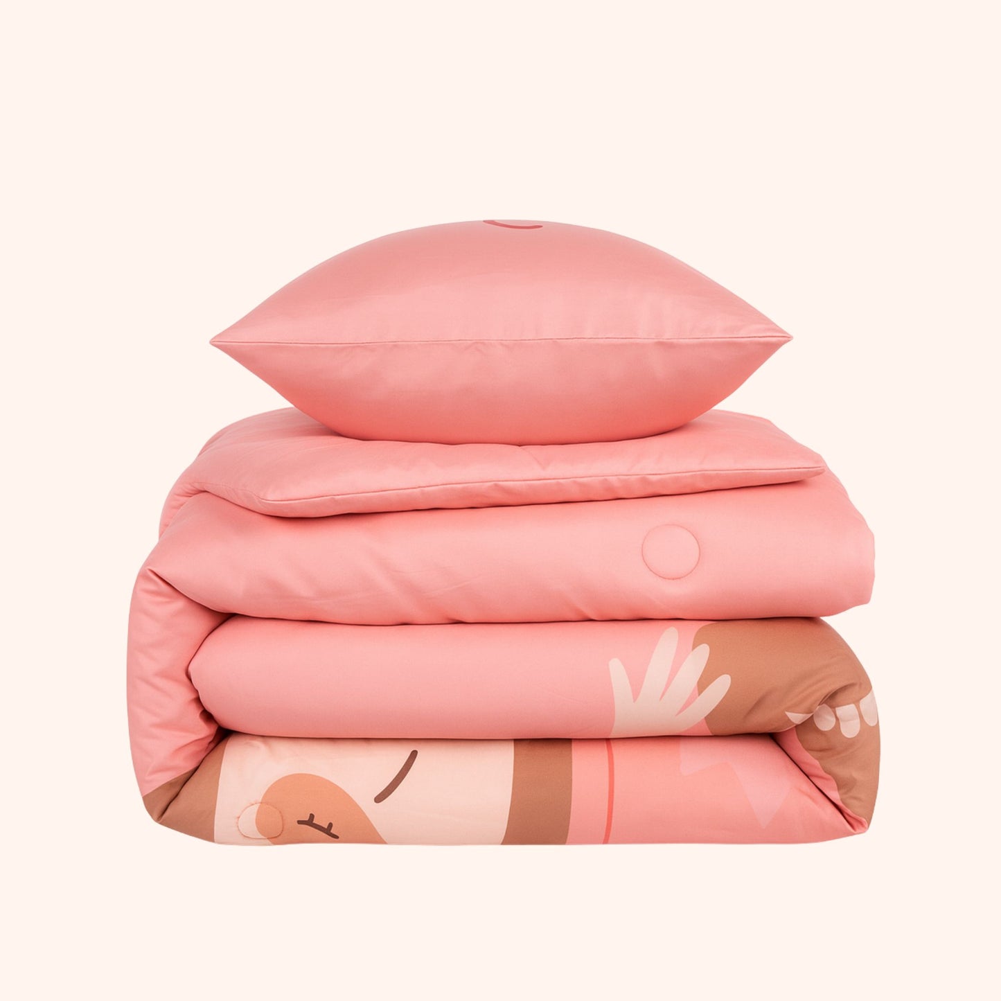 Snork Lazy Days - Het hoesloos dekbed zonder overtrek voor de kids  |vaste hoes |wasbaar